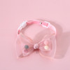 6 PCS Pet Handmade Adjustable Cat Dog Bow Tie Collar, Size:S 17-32cm, Style:Ball Bowknot