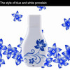 Simple Blue and White Porcelain Pattern Portable Audio Voice Recorder USB Drive, 8GB, Support Music Playback