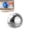 Fully Disassembled Rotating Tabletop Ball Decompression Gyroscope Tabletop Toy, Specification:Diameter 45mm(Silver)