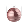 Fully Disassembled Rotating Tabletop Ball Decompression Gyroscope Tabletop Toy, Specification:Diameter 45mm(Rose Gold)