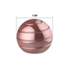 Fully Disassembled Rotating Tabletop Ball Decompression Gyroscope Tabletop Toy, Specification:Diameter 55mm(Rose Gold)