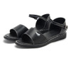 Simple Non-slip Wear-resistant Wrapped Heel Buckle Women Sandals (Color:Black Size:40)