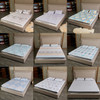 Foldable Natural Latex Soft Mat Ice Silk Fabric Sleeping Mat Pillowcase, Size:200x220cm(1xMat,2xPillowcase))(Jade)