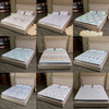 Foldable Natural Latex Soft Mat Ice Silk Fabric Sleeping Mat Pillowcase, Size:120x200cm(1xMat,1xPillowcase))(Colorful)