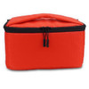 Water-resistant DSLR Padded insert Case Waterproof Zipper Removable Partition Camera Bags(Red)