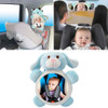 Cartoon Adjustable Safety Seat Car Back Interior Mirror Headrest Rear Facing Mirrors Monitor(Rabbit)
