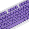 HXSJ P9 104 Keys PBT Color Mechanical Keyboard Keycaps(Purple)