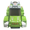 HG-882 Electric Dinosaur Deformation Car Toy Universal Light Music Toy (Green)