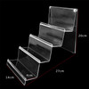 10 PCS Thickened Transparent Wallet Holder Plastic Phone Mask Display Stand Counter Display Stand,Specification: No. 4 4 Layer