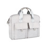 DJ09 Handheld Shoulder Briefcase Sleeve Carrying Storage Bag with Shoulder Strap for 15.6 inch Laptop(Silver Grey)