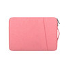 ND01D Felt Sleeve Protective Case Carrying Bag for 15.4 inch Laptop(Pink)