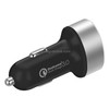 MOMAX UC10D PD+QC 3.0 Car Charger(Black)