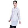 Electronic Factory Anti Static Blue Dust-free Clothing Stripe Dust-proof Clothing, Size:XXXL(White)