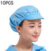 10 PCS Anti-static Dust-free Workshop Duck Tongue Working Cap With Skylight, Size:S(Blue)