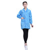 Electronic Factory Anti Static Blue Dust-free Clothing Stripe Dust-proof Clothing, Size:L(Blue)
