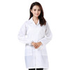 Electronic Factory Anti Static Blue Dust-free Clothing Stripe Dust-proof Clothing, Size:S(White)
