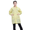 Electronic Factory Anti Static Blue Dust-free Clothing Stripe Dust-proof Clothing, Size:M(Yellow)