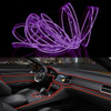 3m Cold Light Flexible LED Strip Light For Car Decoration(Purple Light)