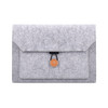 ND06 Multi-purpose Felt Button Laptop Inner Bag for 15.4 inch Laptop(Grey)