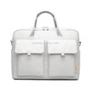 Laptop Bag Double Pocket Single Shoulder Bag, Size: 15.6 Inches (Grey)