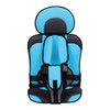 Car Portable Children Safety Seat, Size:50 x 33 x 21cm (For 0-5 Years Old)(Light Blue + Grey)