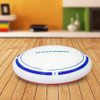 2 In 1 Rechargeable Floor Sweeping Robot Dust Catcher Intelligent Auto-Induction Floor Sweeping Robot Vacuum Cleaner(White)