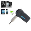 Car Bluetooth Handsfree Music Mic Receiver For iPhone, Galaxy, Sony, Lenovo, HTC, Huawei, and other Smartphones