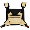 Multifunctional Outdoor Sports and Leisure Chest Bag Fitness Vest Bag(Khaki)