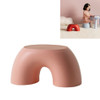 Simple Circular Small Bench Home Round Children Stool for Shoe Stool(Pink)