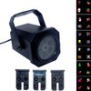 8W LED Stage Lighting Christmas Snowflake Pattern Projection Lamp Effect Laser Light, Plug Specifications:US Plug(6 Holes)