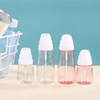 5 PCS 50ml Alcohol Sprayer Disinfection Bottle Press-type Portable Travel Emulsion Cosmetics Sub-bottle Spray Bottle(Pink)