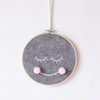 Felt Smiley Tent Pendant Wall Decoration Children Room Children Clothing Store Props, Size:  Medium(Pink Ball)