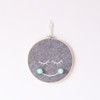 Felt Smiley Tent Pendant Wall Decoration Children Room Children Clothing Store Props, Size: Large(Green Ball )