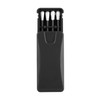 4 in 1 Ear Cleaning Cosmetic Silicone Buds Double-headed Recycling Cleaning Makeup Swabs Sticks(Black)