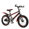 22 Inch Childrens Bicycles 7-15 Years Old Children Without Auxiliary Wheels, Style:Single Speed Basic(Black Red)