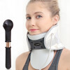 Cervical Support Cervical Vertebra Traction Fixator Medical  Neck Guard Belt, Specification: B  (47CM), Style:Manual, Design:Inflation