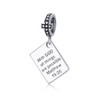 S925 Sterling Silver Bible Pendant DIY Bracelet Necklace Pendant