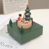 Wooden Music Box Christmas Train Christmas Valentine Day Holiday Gifts