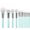12 in 1 Makeup Brush Set Soft Beauty Tool Brush, Exterior color: 12 Makeup Brushes + Red Bag