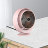 Home Desktop Heaters Office Electric Heaters Small Heaters, CN Plug(Round Cherry Pink)