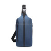 Ozuko 9292S Outdoor Men Chest Bag Sports Waterproof Shoulder Messenger Bag with External USB Charging Port(Royal Blue)