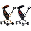 Baobaohao Folding Lightweight Four-wheel High-view Baby Stroller, Specification:V5 Wood Grain Color