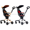 Baobaohao Folding Lightweight Four-wheel High-view Baby Stroller, Specification:V5 Red
