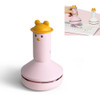 3W USB Mini Car Cartoon Office Desktop Keyboard Cleaner Vacuum Cleaner, Model number:C503-1(Pink)