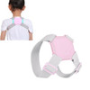 Children Anti-hunchback Sitting Posture Correction Device Intelligent Hunchback Instrument Writing Correction Belt(Pink)