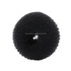 10 PCS Elegant Women Ladies Donut Hair Ring(Black S)