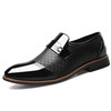 Men Embossing Casual Shoes Business Dress Shoes, Size:39(Black)