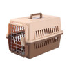 Pet Supplies Flight Case for Cats and Dogs, Size:58x37x37cm(Beige + Coffee)