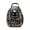 12-hole Breathable Transparent Go Out Portable Space Capsule Pet Carrier Backpack(Leopard Bag)