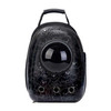 12-hole Breathable Transparent Go Out Portable Space Capsule Pet Carrier Backpack( Black Bear Bag)